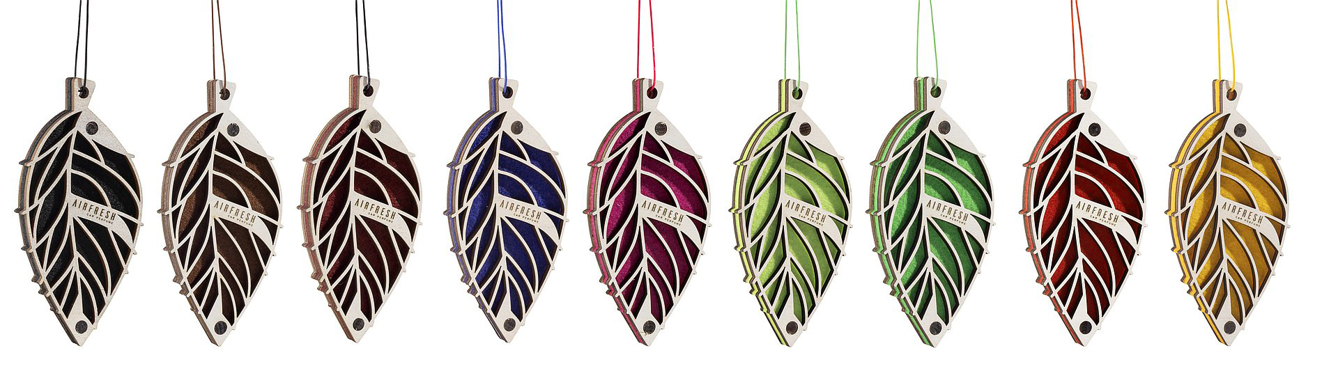 Kolekcja BAMBOO — drewniane zapachy do auta