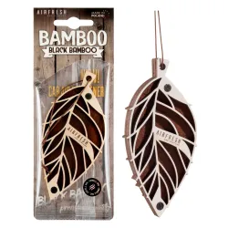 BAMBOO Black Bamboo - drewno + filc, nowoczesna zawieszka do samochodu