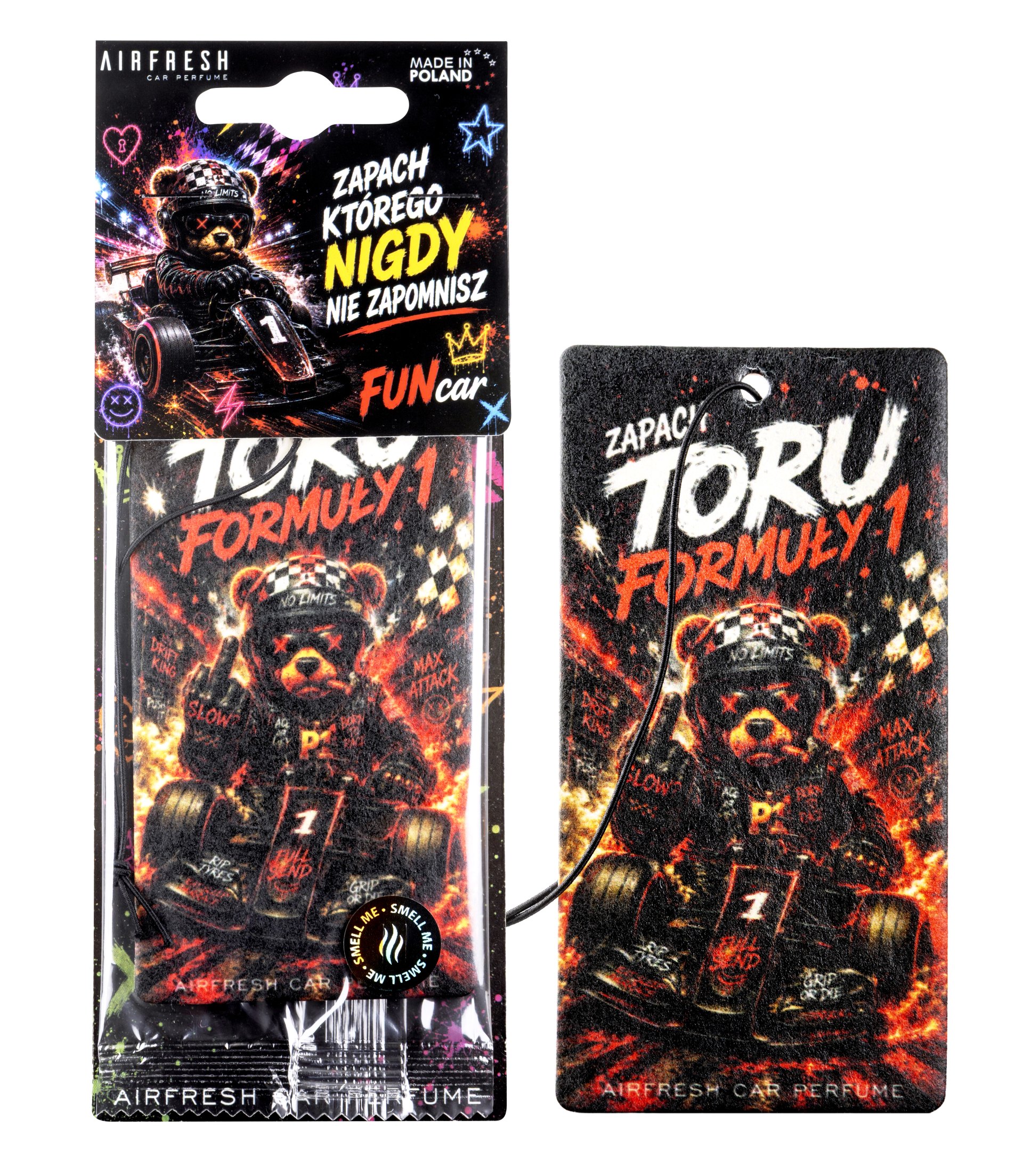 FunCar Toru Formuły 1 – zapach do auta