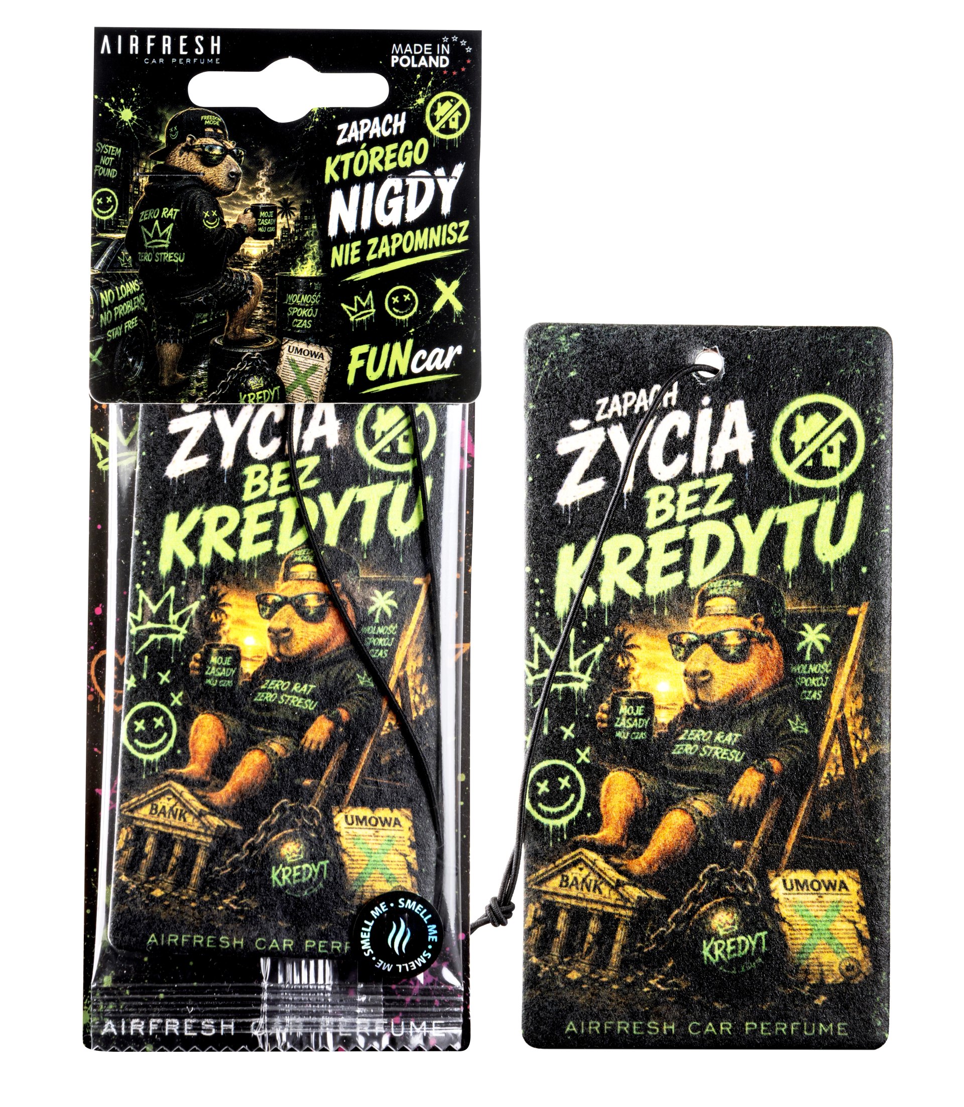 FunCar Życia bez Kredytu – zapach do auta