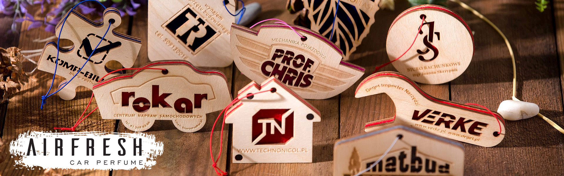 Personalizowane zawieszki zapachowe