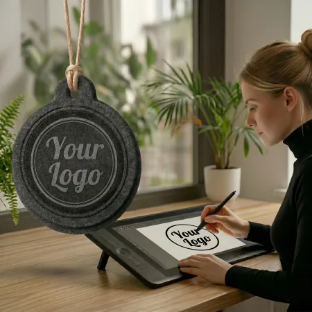 Projekt graficzny zawieszki filcowej