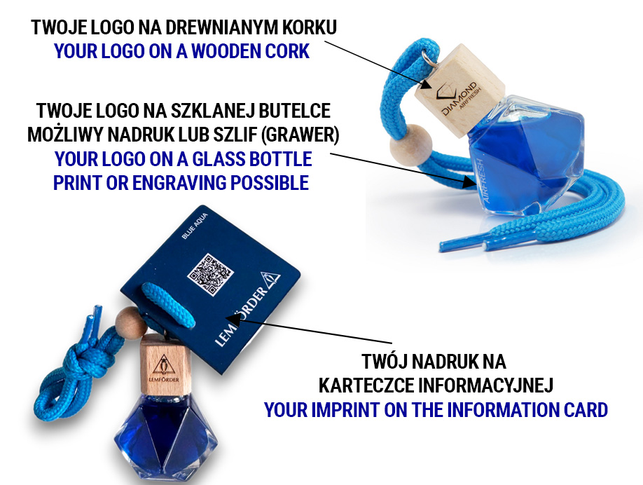 Dostępna personalizacja dla zapachów w w buteleczkach