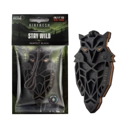 Zawieszka zapachowa STAY WILD Perfect Black - czarna sowa