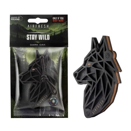 Zawieszka zapachowa STAY WILD Dark Oak - czarny wilk