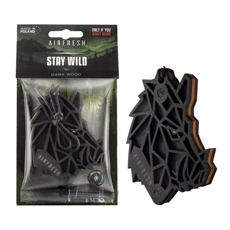 Zawieszka zapachowa STAY WILD Dark Wood - czarny dzik