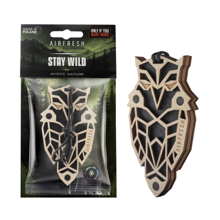 Zawieszka zapachowa STAY WILD Mystic Nature - jasna sowa