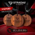 Stradale Classic – 3x Drewniana Zawieszka Zapachowa