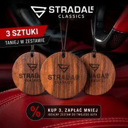 Stradale Classic – 3x Drewniana Zawieszka Zapachowa