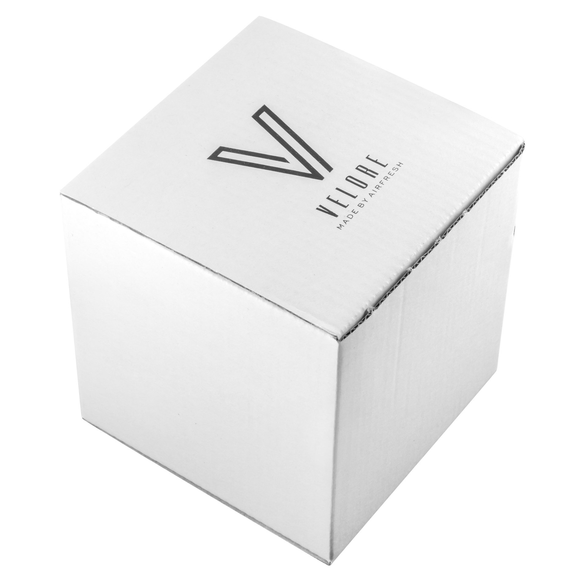 Białe pudełko prezentowe z logo VELORE