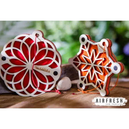 Zawieszki drewniane z filcem i logotypem klienta (1 000 szt.)