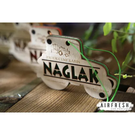 Zawieszki drewniane z filcem i logotypem klienta (1 000 szt.)