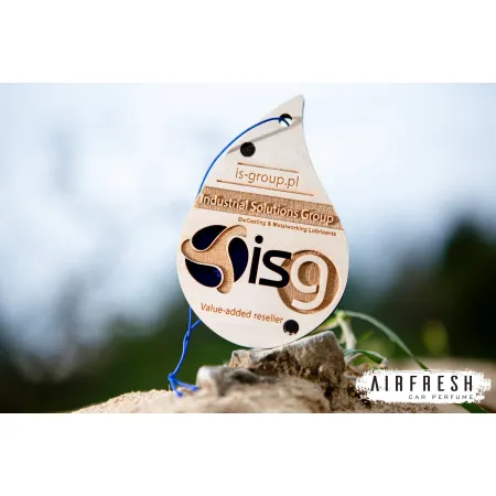 Zawieszki drewniane z filcem i logotypem klienta (1 000 szt.)