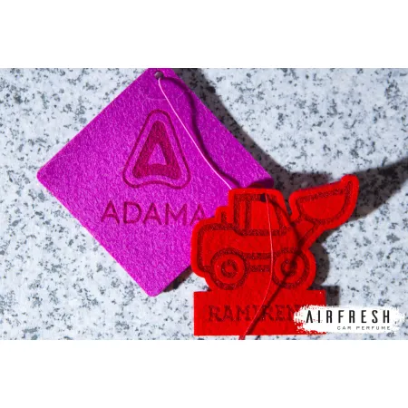 Zawieszki zapachowe z filcu z grafiką klienta (500 szt)