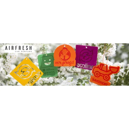 Zawieszki zapachowe z filcu z grafiką klienta (500 szt)