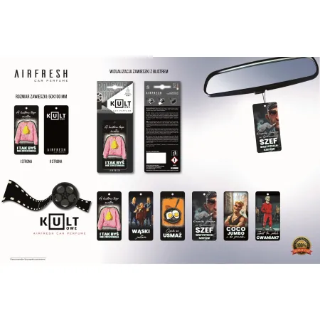 Seria Kultowe - zapachy do auta